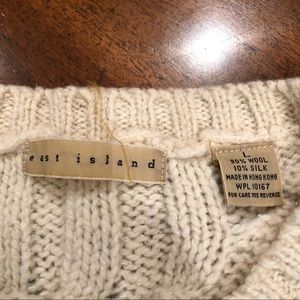east island Sweaters - Men’s wool/silk cable knit sweater east island Sweaters - Men’s wool/silk cable knit sweater